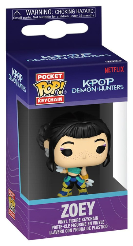 KPop Demon Hunters POP! Vinyl Keychains 4 cm Zoey Display (12) 1