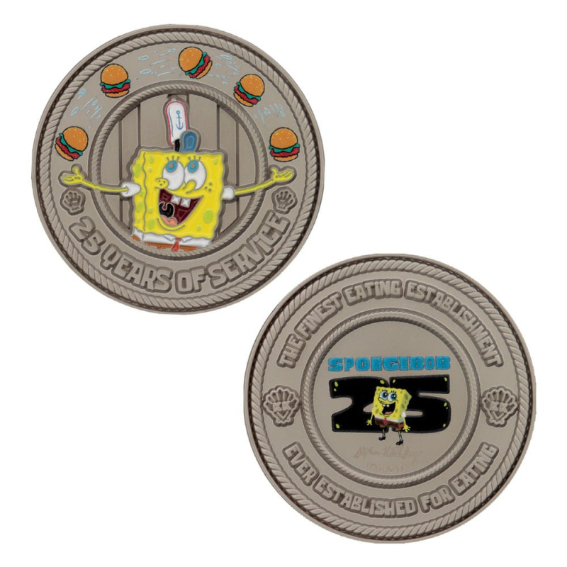 SpongeBob Collectable Coin 25th Anniversary Limited Edition 1