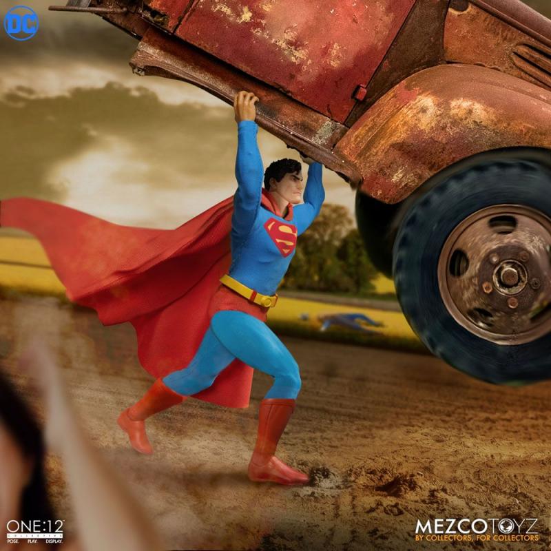 DC Comics: Superman Man of Steel Edition 1/12 Action Figure - Mezco Toys