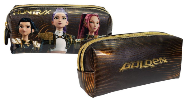 KPop Demon Hunetrs Pencil Case Golden