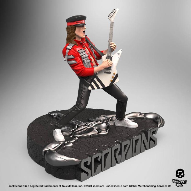 Scorpions Rock Iconz Statue Matthias Jabs Limited Edition 22 cm 6