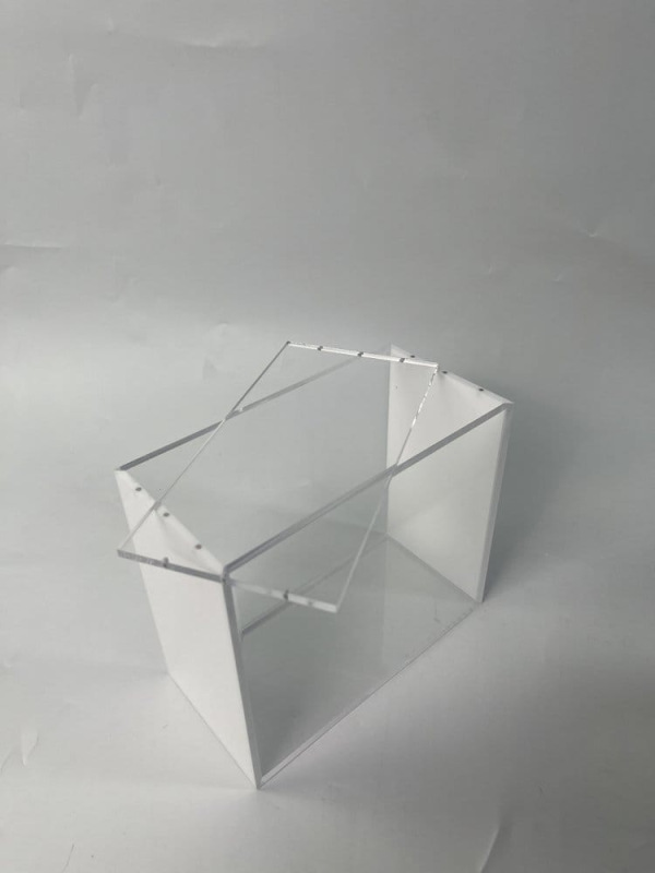 Evoretro Magnetic Acrylic Display Case for ETB with Colored Sides - White 5
