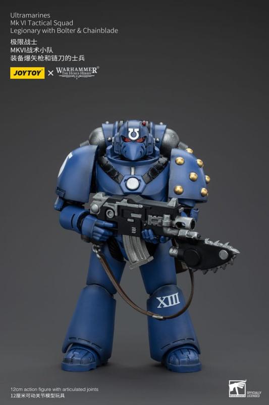 Warhammer The Horus Heresy Action Figure 1/18 Ultramarines MK VI Tactical Squad Legionary with Bolte