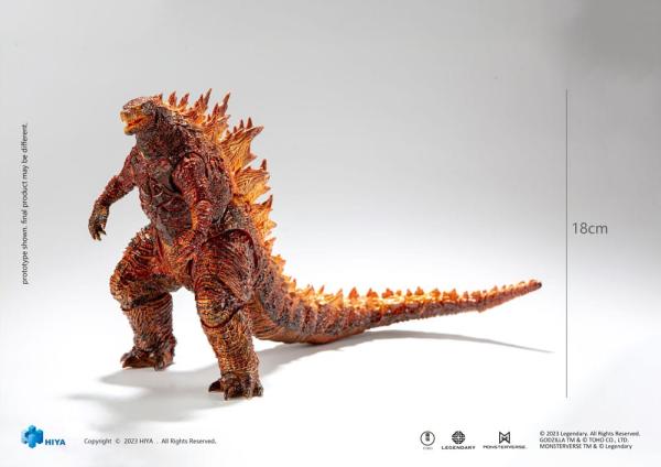 Godzilla King of the Monsters: Burning Godzilla 18 cm Exquisite Action Figure - Hiya Toys