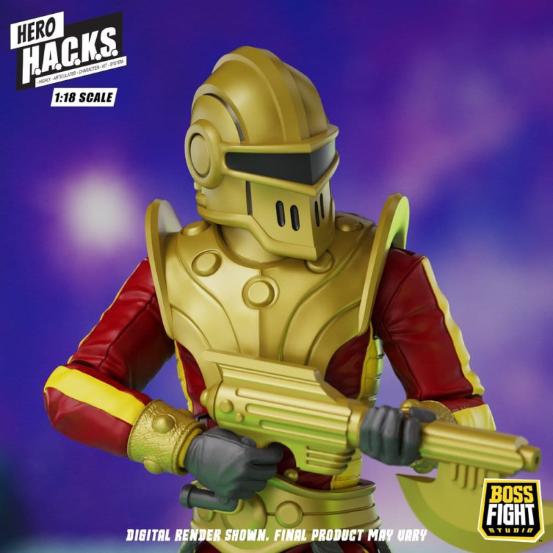 Hero H.A.C.K.S. Core Action Figure 1/18 Heroes and Villains Wave 1 Stellar Guard: Cosmic Defender of 1
