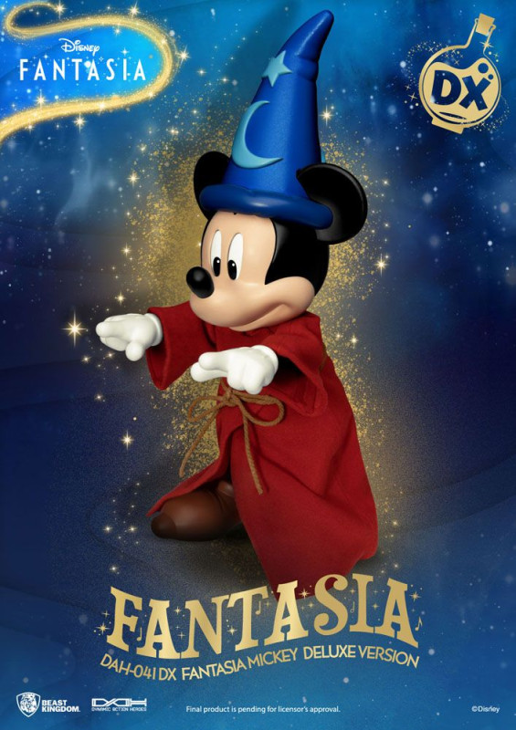 Disney Classic Dynamic 8ction Heroes Action Figure 1/9 Mickey Fantasia Deluxe Version 21 cm 1