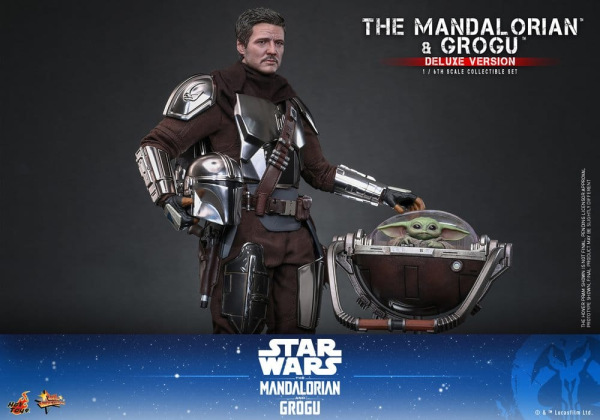Star Wars: The Mandalorian & Grogu Movie Masterpiece Action Figure 1/6 The Mandalorian and Grogu (De 5