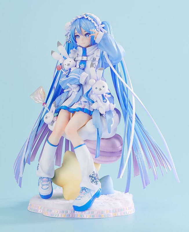 Character Vocal Series 01: Hatsune Miku PVC Statue 1/7 Snow Miku: Yukiiro Pop Ver. 24 cm 1