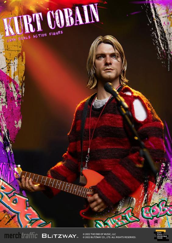 Kurt Cobain On Stage 1/6 Action Figure - Blitzway