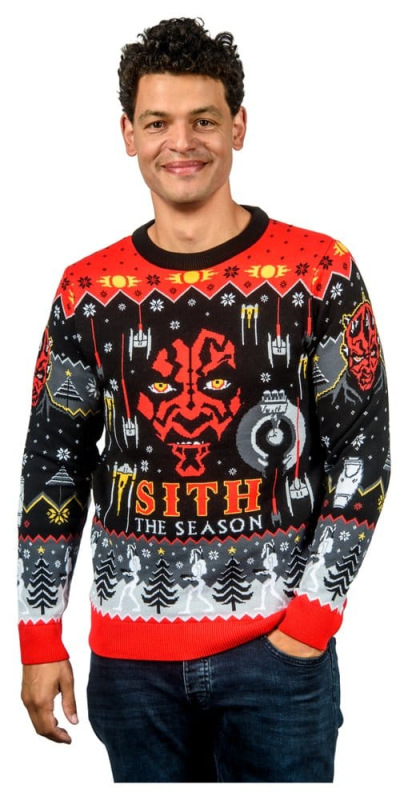 Star Wars Christmas Sweater Sith Size L 1