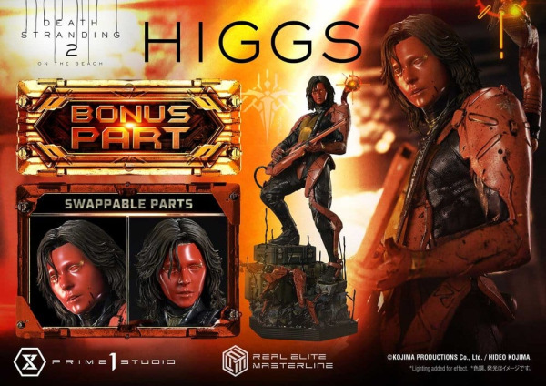 Death Stranding 2: On The Beach Real Elite Masterline Statue 1/3 Higgs DX Bonus Version 81 cm 2