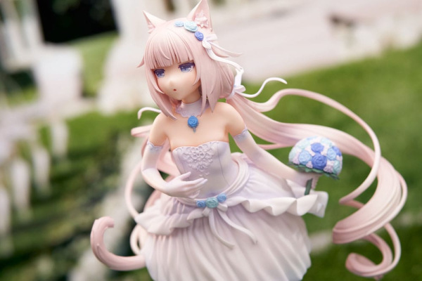 Nekopara PVC Statue 1/7 Nekopara Vanilla Dream of Eden Ver. 23 cm 3