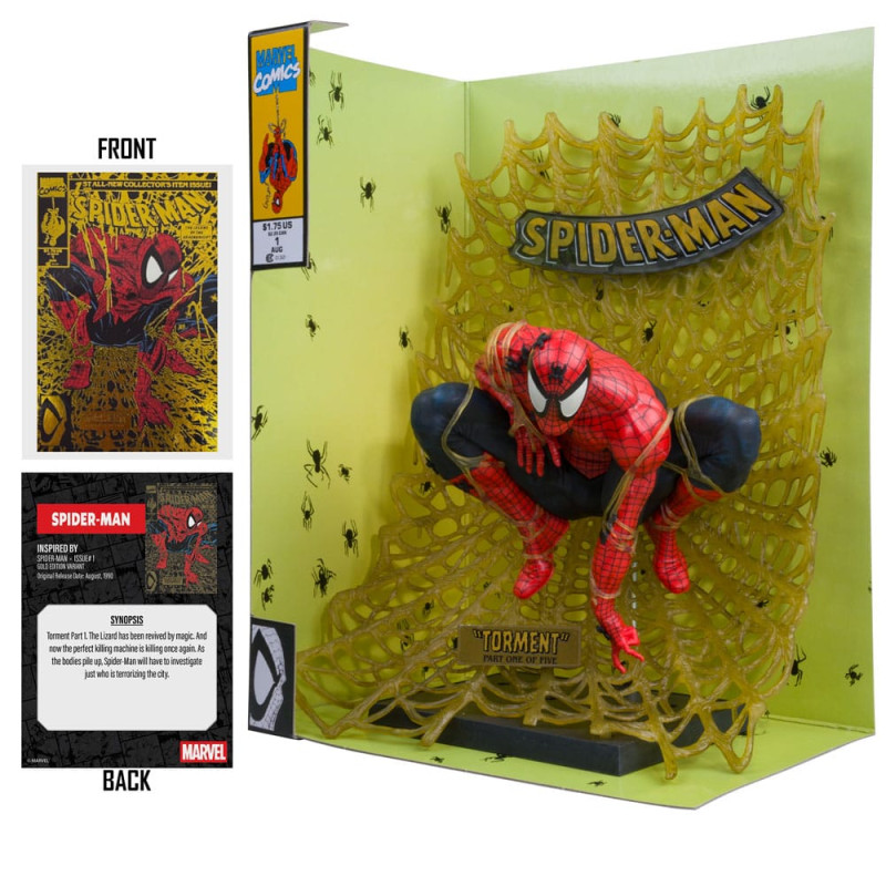 Marvel Collection PVC Statue 1/6 Spider-Man (Spider-Man # 1) (Gold Edition) (Gold Label) 15 cm 2