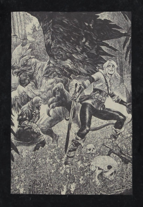 The Witcher T-Shirt Ciri and the Basilisk XL 3