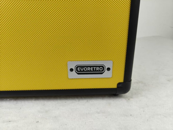 Evoretro Trading Card Storage Box for 90 Cards Yellow 2