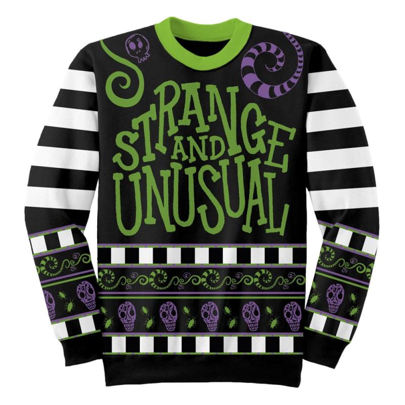 Beetlejuice Sweatshirt Jumper Strange & Unusual Size S