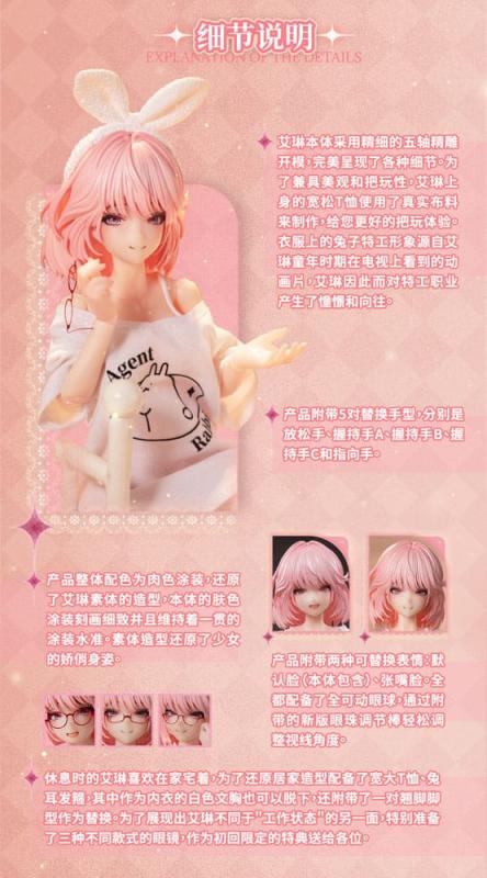 Original Character Action Figure Kit 1/12 RA-01L Aileen Loungewear Ver. 16 cm 2