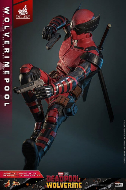 Deadpool & Wolverine Movie Masterpiece Action Figure 1/6 Wolverinepool Hot Toys Exclusive 31 cm 9