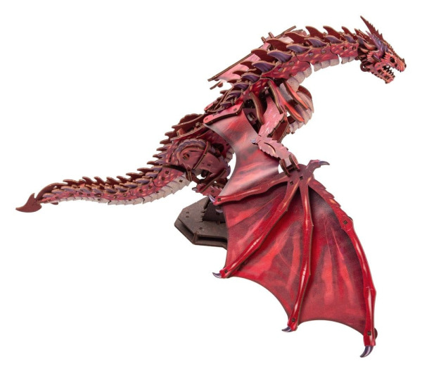 Ugears 3D Wooden Model Kit Firestorm Dragon 43 cm 10