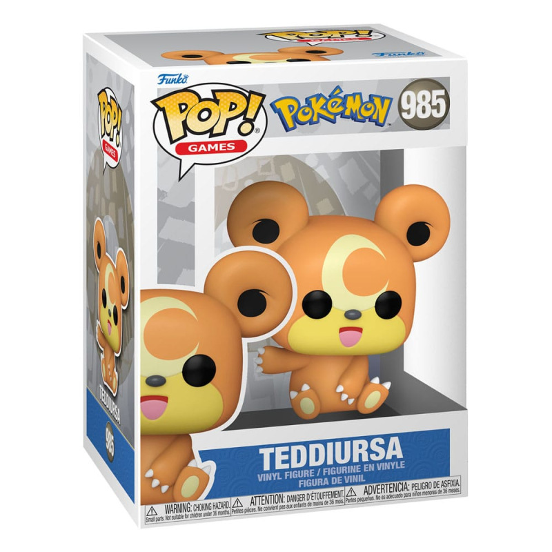 Pokemon POP! Games Vinyl Figure Teddiursa(EMEA) 9 cm 2