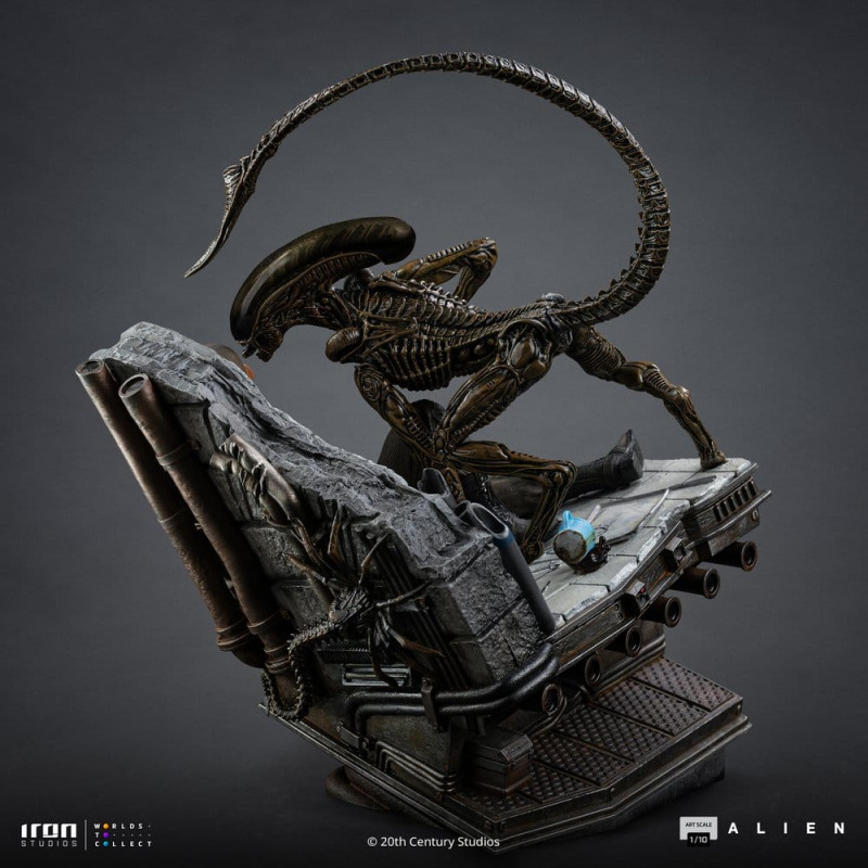 Alien 3 Art Scale Statue 1/10 Ellen Ripley and Dog Alien 23 cm 4
