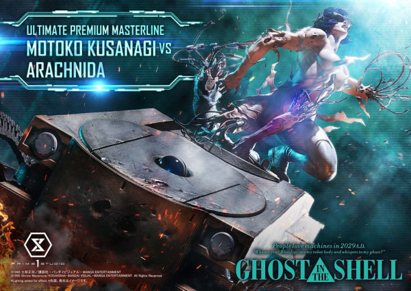 Ghost in the Shell Ultimate Premium Masterline Series Statue 1/4 Motoko Kusanagi vs Arachnida 68 cm 1