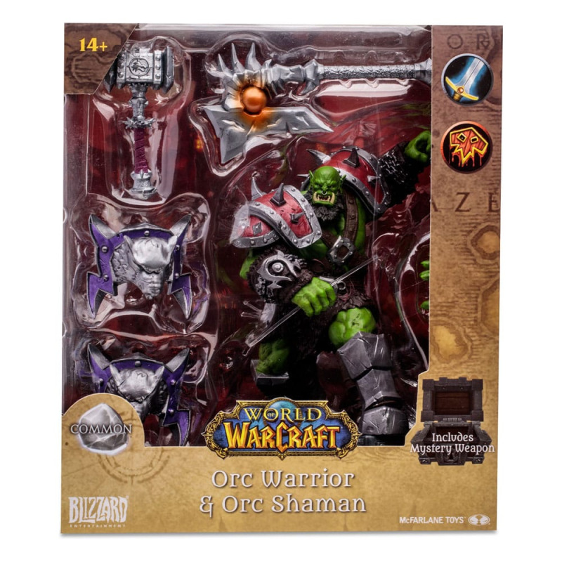 World of Warcraft Action Figure Orc: Shaman / Warrior 15 cm 9