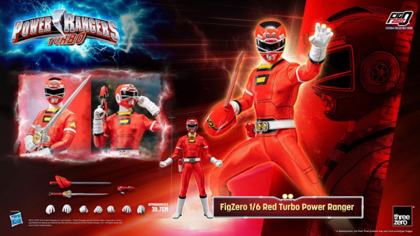 Power Rangers Turbo FigZero Action Figure 1/6 Red Turbo Power Ranger 30 cm 7