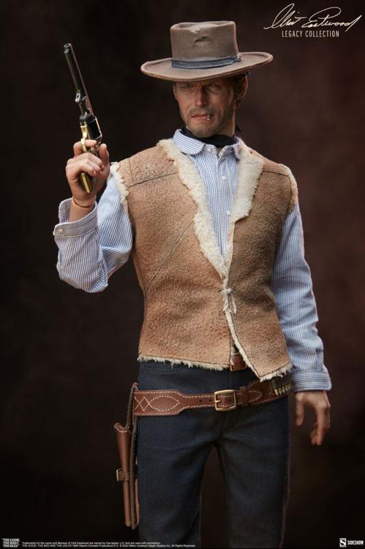 The Good, The Bad and the Ugly Clint Eastwood Legacy Collection Action Figure 1/6 The Man With No Na 7