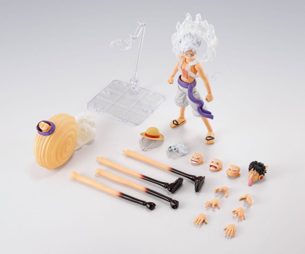 One Piece S.H.Figuarts Action Figure Monkey D. Luffy Gear 5 -Future Island Egghead- 15 cm 1