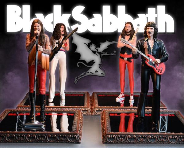 Black Sabbath Rock Iconz Statue 4-Pack Sabotage Era 23 cm