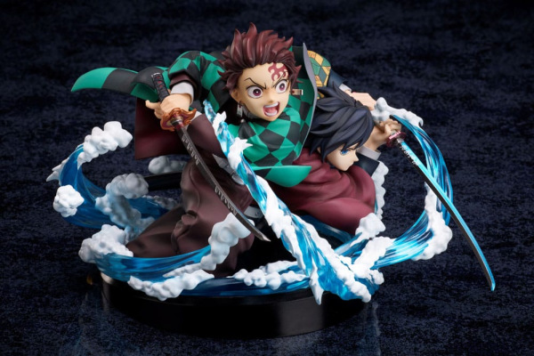 Demon Slayer: Kimetsu no Yaiba PVC Statue Tanjiro & Giyuu 13 cm 2