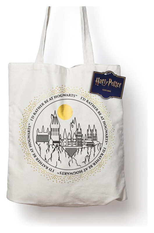 Harry Potter Tote Bag Hogwarts Castle Cotton 1