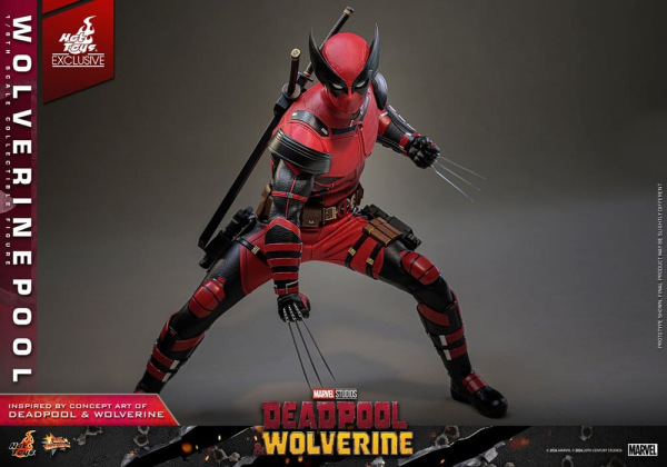 Deadpool & Wolverine Movie Masterpiece Action Figure 1/6 Wolverinepool Hot Toys Exclusive 31 cm 6