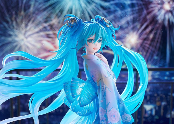 Character Vocal Series 01: Hatsune Miku PVC Figure 1/7 Music & Fire Works Ver. 23 cm 2