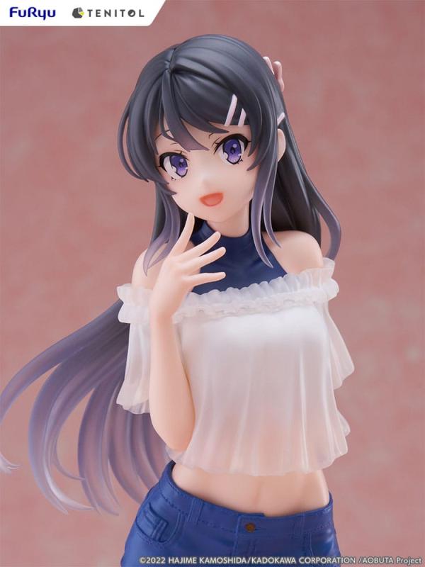 Rascal Does Not Dream of Bunny Girl Senpai Tenitol PVC Statue Mai Sakurajima 29 cm