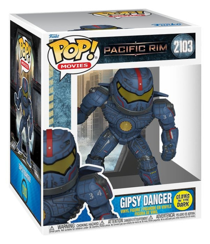 Pacific Rim Super Sized POP! Vinyl Figure Gipsy Danger (Glow) 15 cm 2