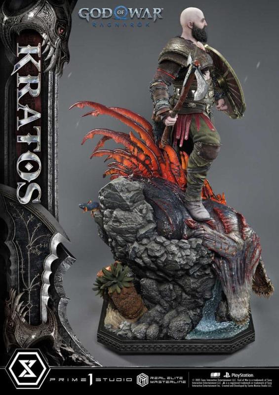 God of War: Ragnarok Real Elite Masterline Series Statue 1/3 Kratos Ultimate Version 95 cm 8