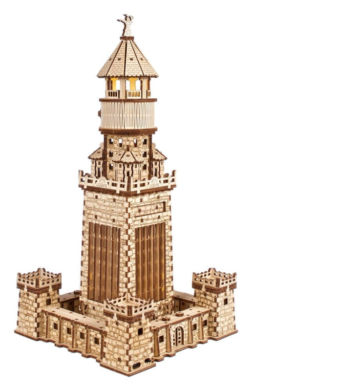 Ugears 3D Wooden Puzzle Lighthouse of Alexandria 11