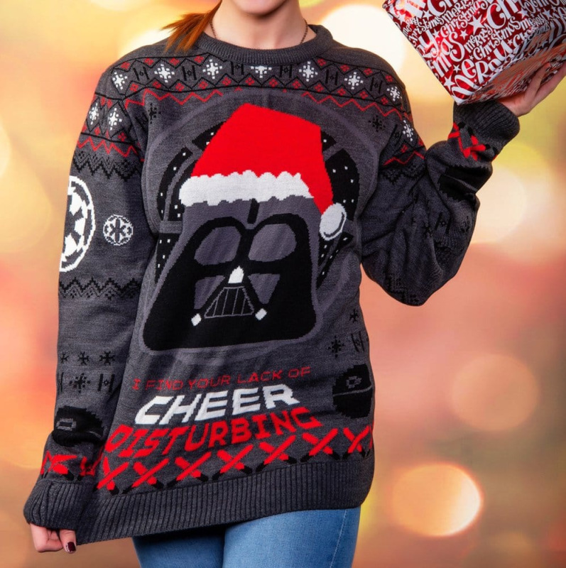 Star Wars Christmas Sweater Darth Vader Size M 1