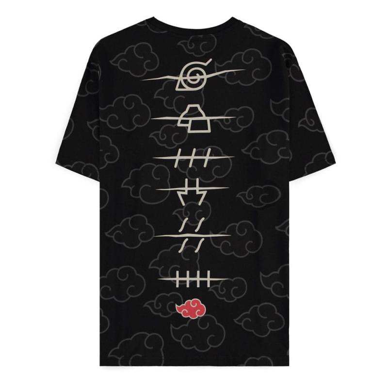 Naruto Shippuden T-Shirt Akatsuki all over Size L