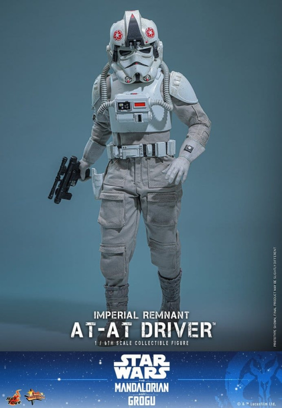 Star Wars Movie Masterpiece Action Figure 1/6 Imperial Remnant AT-AT Driver 30 cm 14