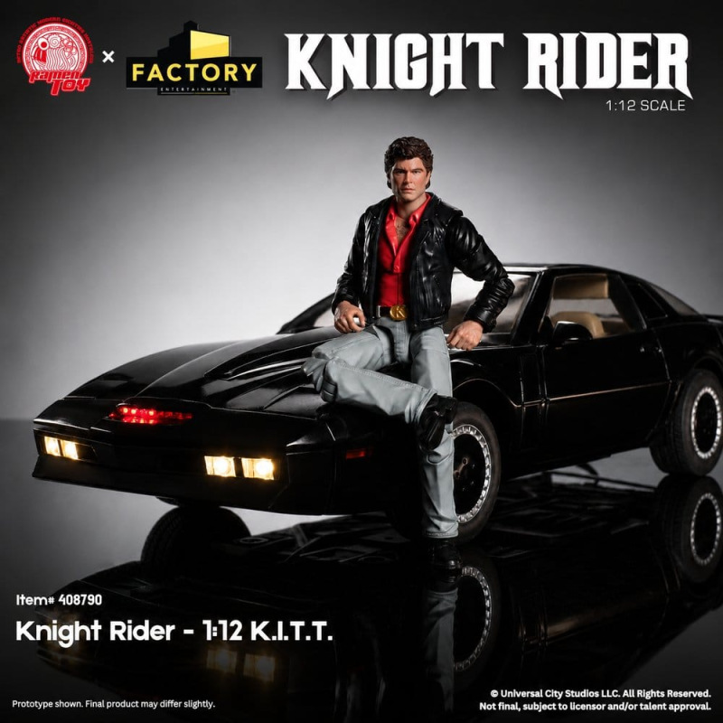 Knight Rider Action Figure 1/12 K.I.T.T. with Michael Knight 1