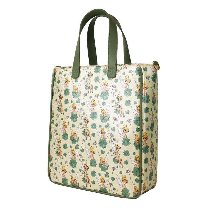 Disney by Loungefly Tote Bag with Coin Purse Tinker Bell 4-Leaf Clover 4