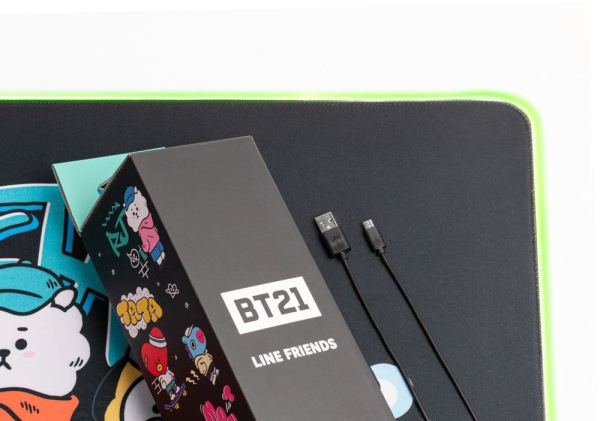 BT21 LED XXL Mouse Mat 90 x 40 cm 4