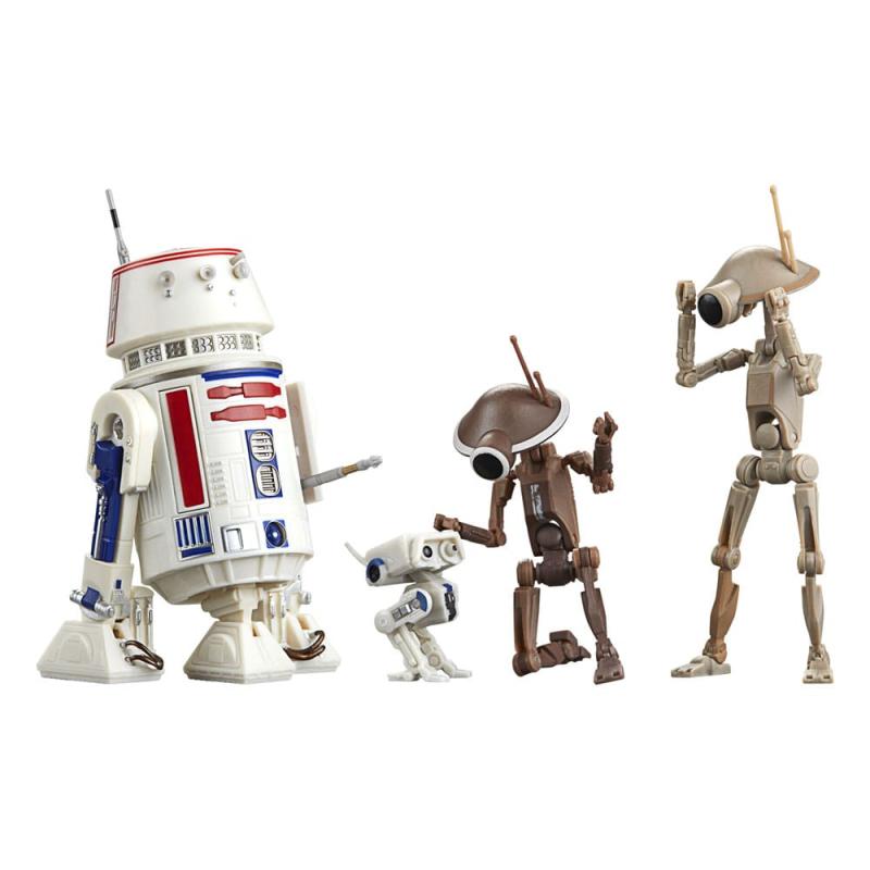 Star Wars: The Mandalorian Black Series Action Figure 4-Pack R5-D4, BD-72 & Pit Droids