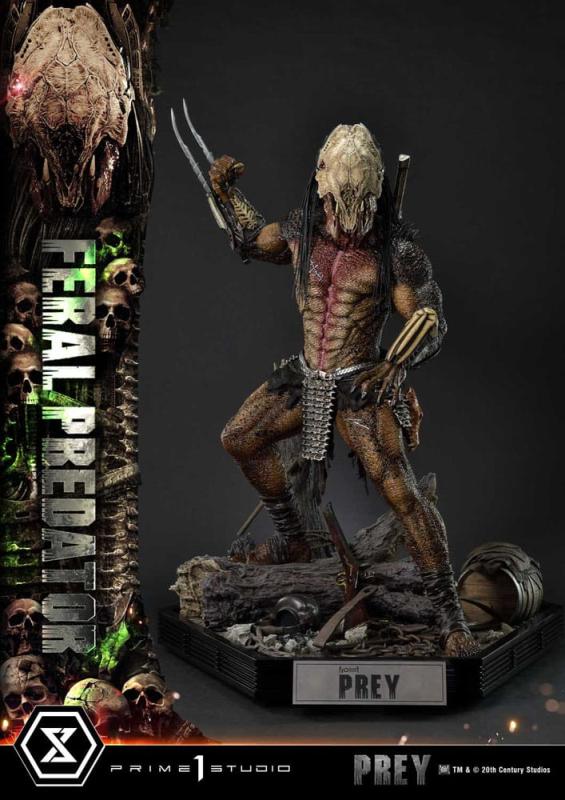 Prey (Movie) Museum Masterline Series Statue 1/3 Feral Predator 89 cm 6