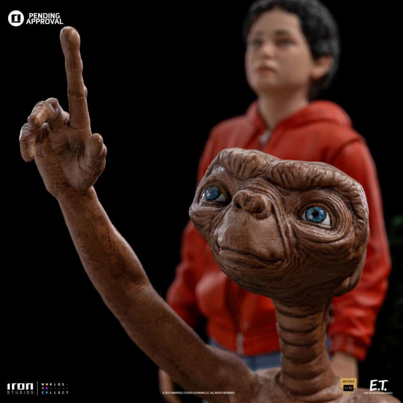 E.T. The Extra-Terrestrial Deluxe Art Scale Statue 1/10 E.T., Elliot and Gertie 19 cm