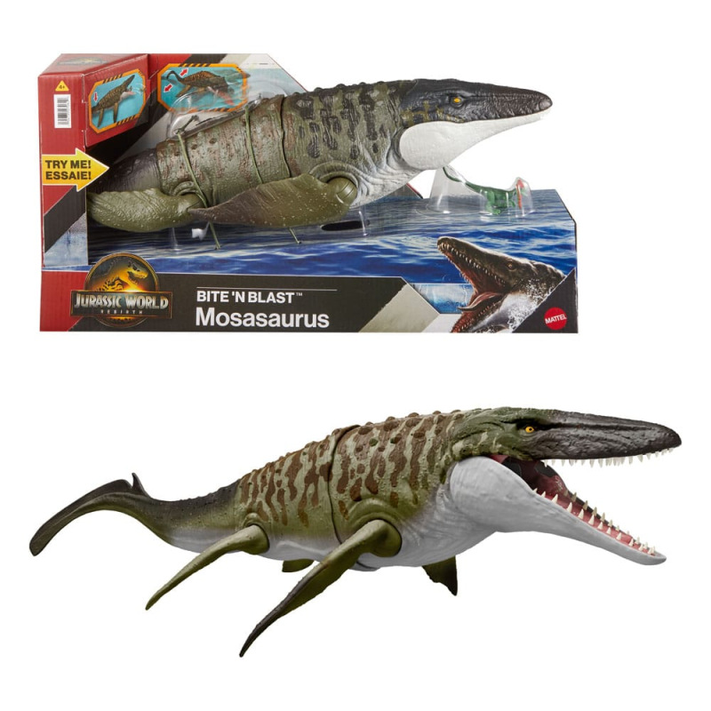 Jurassic World: Rebirth Action Figure Bite 'n Blast Mosasaurus 65 cm 2