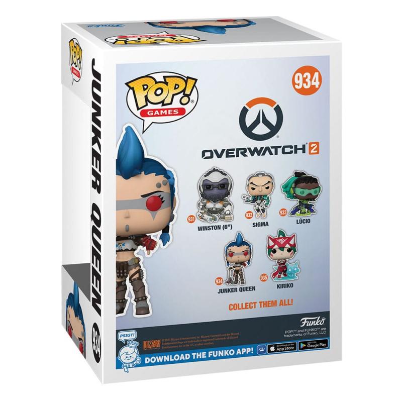 Overwatch 2 POP! Games Vinyl Figure Junker Queen 9 cm